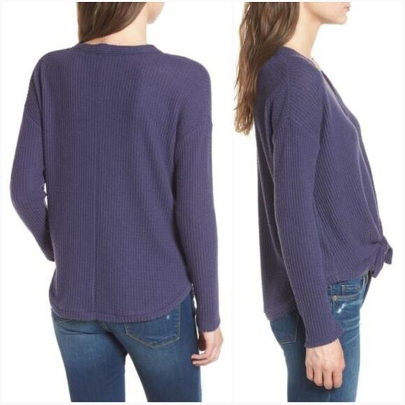 Socialite Thermal Button Front Shirt Sz XS - Picture 8 of 8